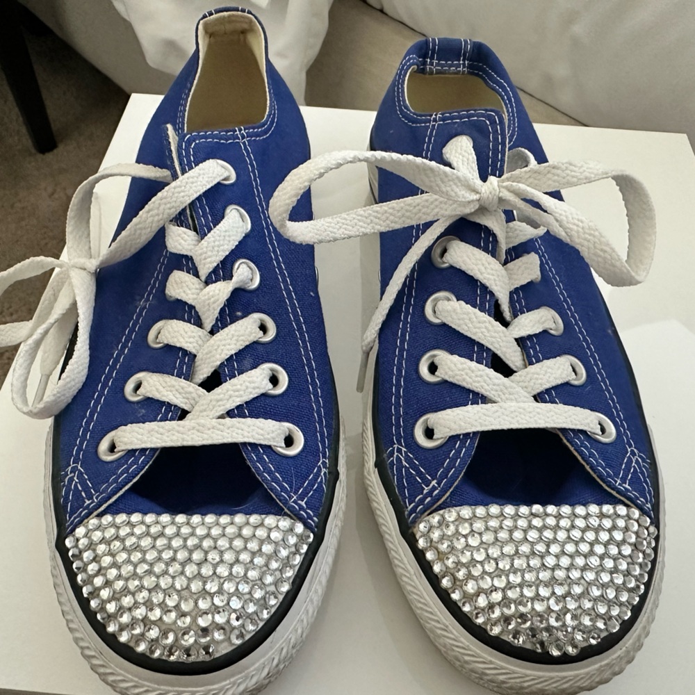 Crystal Blue Converse
